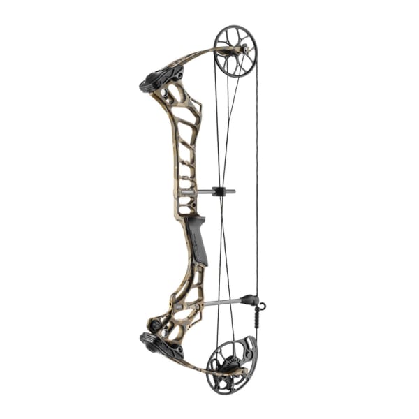 Mission by Mathews Stryde 28 RH Standard Limbs Mossy Oak Bottomlands Compound Bow SJTRH