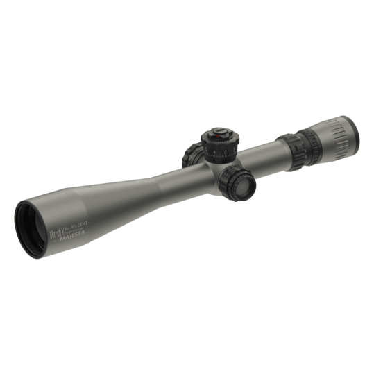 March-X Tactical "High Master" Majesta II 8-80x56mm SFP MTR-W1 1/8MOA 6Level Illum Riflescope w/Mid Wheel &amp; Shuriken Lock D80HV56WTIX-GR-G2-MTR-W1
