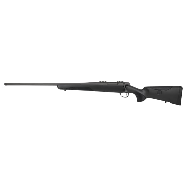 Sako 90 Adventure Cerakote Tungsten 6.5 CM No Sights 24.3 Fluted BBL 1:8 M15x1 TPI LH Std Trig 5RD Glass Fiber / Black J05269