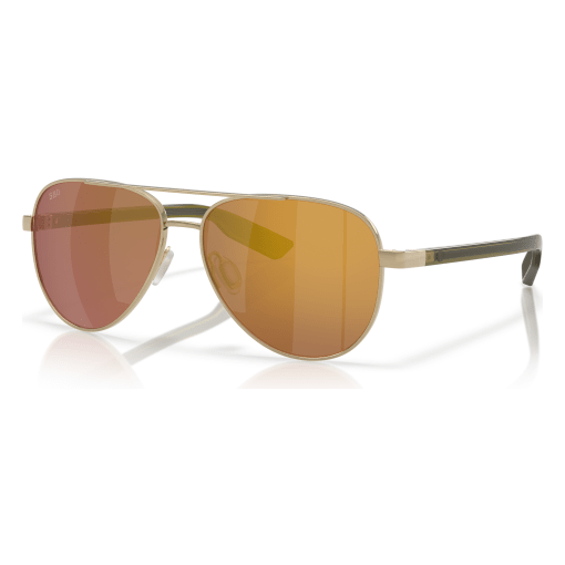 Costa Del Mar Peli Brushed Gold Frame Gold Mirror 580G Lens 06S4002-40023057