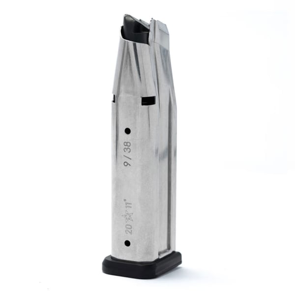 Staccato Mag DS 9mm Super 120mm 17rd Stock V3 2023Stainless Specific To CS And C With Full Grip 701-291912617-00