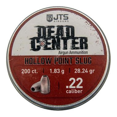JTS Dead Center Precision .22 Cal 1.83g (28.24gr) Hollow Point Slugs (200 ct) Bulk Package JAC203