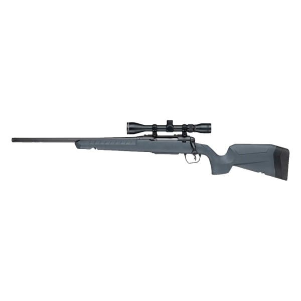 Savage Arms G4 Axis 2 XP Gray LH 5.56 NATO 1:7" 1/2x28 20" Heavy Sporter Bbl Carbon Steel/Synth Matte BLK Rifle w/3-9x40 BDC Scope 33195