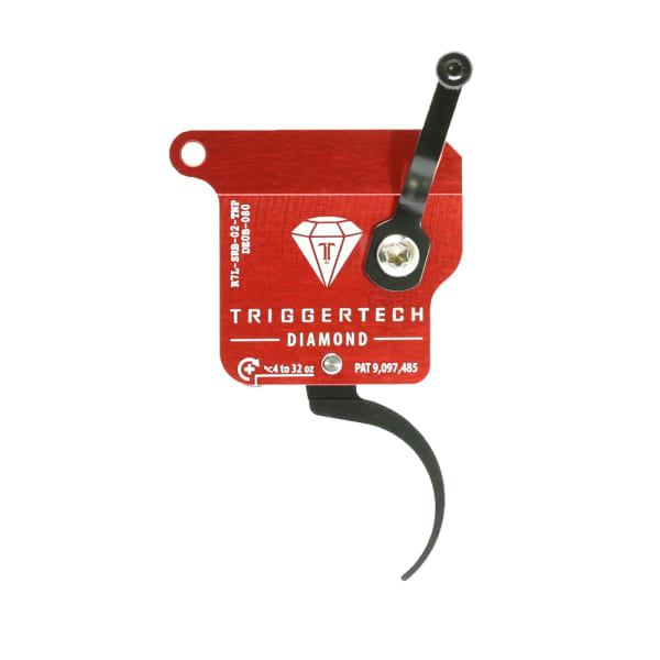 TriggerTech Diamond Trigger for Tikka T3, T3x, &amp; T1x 4oz-32oz Adj Pull Weight, Pro-Curve Lever, LH Red ZCT, CLKR, TKR Technology TIL-SRB-02-TNP