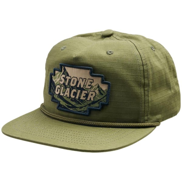 Stone Glacier SG Basin Patch 5-Panel Hat Army Green OSFM 60247-AG-OSFM