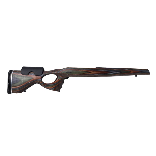 GRS Thumbhole Tikka T3/T3X Left-Handed Heavy Barrel Green Mountain Camo Rifle Stock 106177