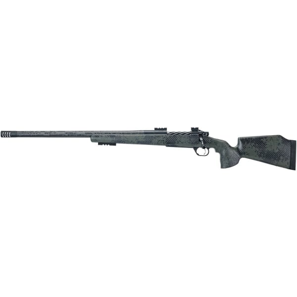 Tenacity 7 PRC 22" Bbl LH Olive/Carbon Long Bolt Action Rifle 90003-OL-7PRC22