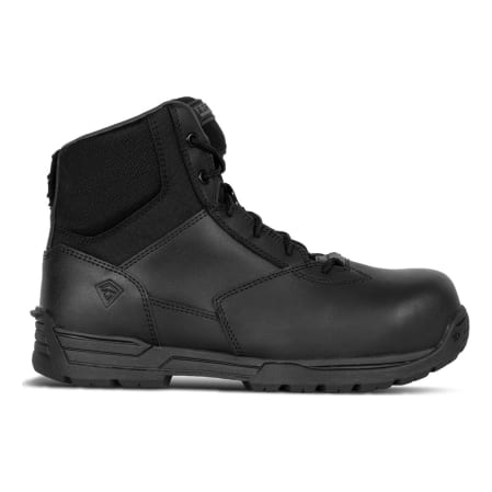 First Tactical Men's 6" Duty Safety Toe Side-Zip Black Boots 165924-019