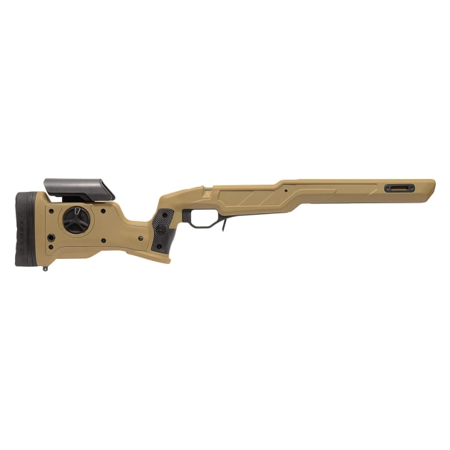 Cadex Defense Strike Nuke Evo for Tikka T3/T3X CTR SA RH Field Comp Skele Fixed for Tikka T3/T3X Tikka CTR Mag Tan Chassis STKNUK-CTR-RH-SA-INAA-TAN