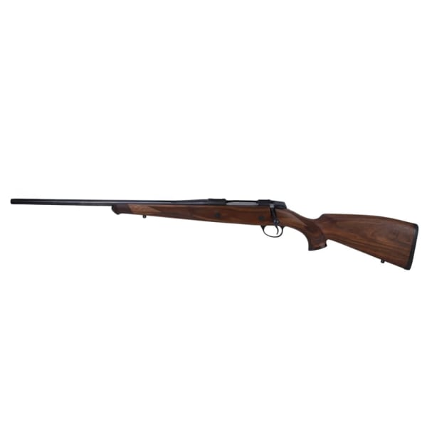 Sako 90 Bavarian Blued Steel 9.3x62 No Sights 22.4  BBL 1:14  TPI LH SS Trig  5RD Wood / Oiled Brown J05798
