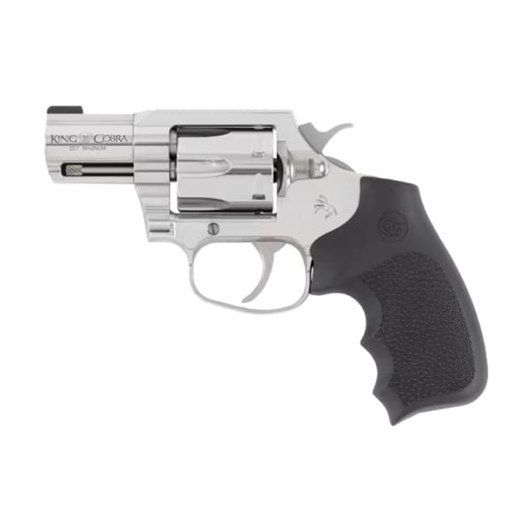 Colt King Cobra Carry .357 Magnum 2" Bbl DA/SA Hogue Rubber Grip SS Revolver KCOBRA-SB2RBB-S