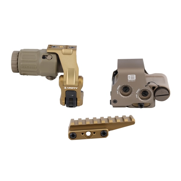 EOTech HHS Complete system Including Tan EXPS3-0 HWS, G33 Magnifier, &amp; Unity FAST FTC OMNI Mount HHS1-FTCU-TAN