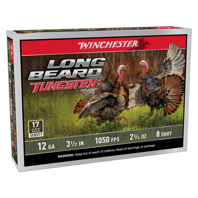 Winchester 12 ga 3-1/2"  #8 Long Beard TS17 2-3/4 oz Box of 5 Shells LBT12L8