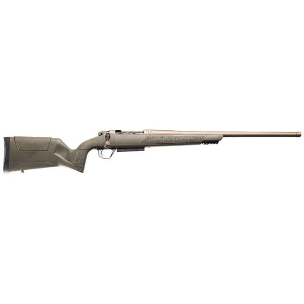 Christensen Arms Evoke .375 H&amp;H Magnum 22" 1:12 Burnt Bronze Cerakote Bbl Green Hybrid Hunter Stock Bolt Action Rifle 801-15049-00
