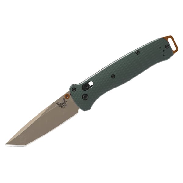 Benchmade Bailout AXIS Tanto Taiga Green Aluminum Knife 537FE-2601