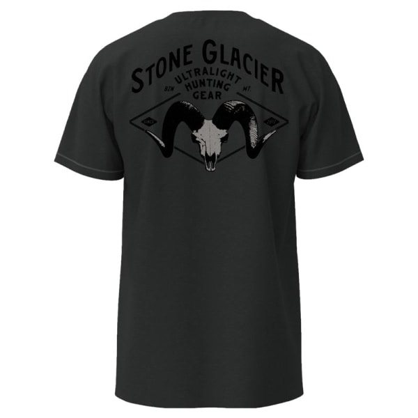Stone Glacier SG Ram Skull T-Shirt Charcoal Heather 60236-CR
