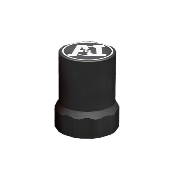 Accuracy International M27 Breech End Black Aluminum Thread Cap w/AI Logo 10234