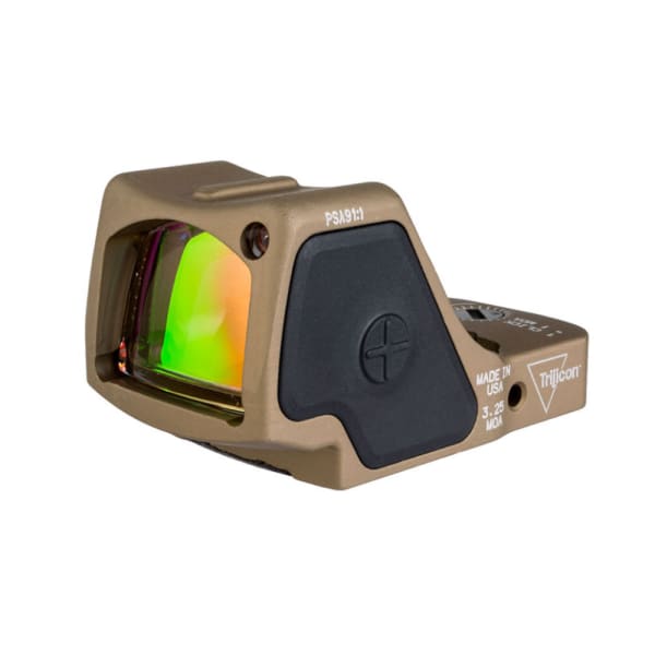 Trijicon RMR HD 55 MOA Adjustable LED Reticle Red Dot Sight w/ 3.25 MOA Dot, Hard Anodized Coyote Brown 3200013