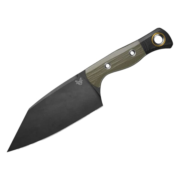 Benchmade Station Clip-Point CPM-154 Stainless Steel (58-61HRC) Fixed Blade ODG &amp; Black G10 Bolster Handle Knife 4010BK-01