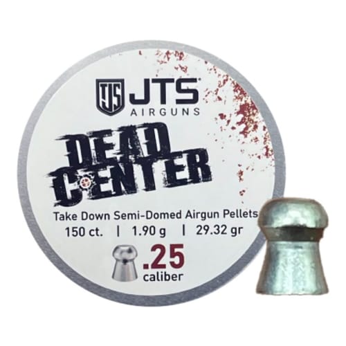 JTS Dead Center Precision .25 Cal 1.920g (29.63gr) Domed Pellets (150 ct) Bulk Package JAC114