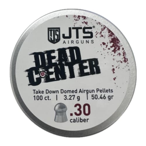 JTS Dead Center Precision .30 Cal 3.25g (50.15gr) Domed Pellets (100 ct) Bulk Package JAC134