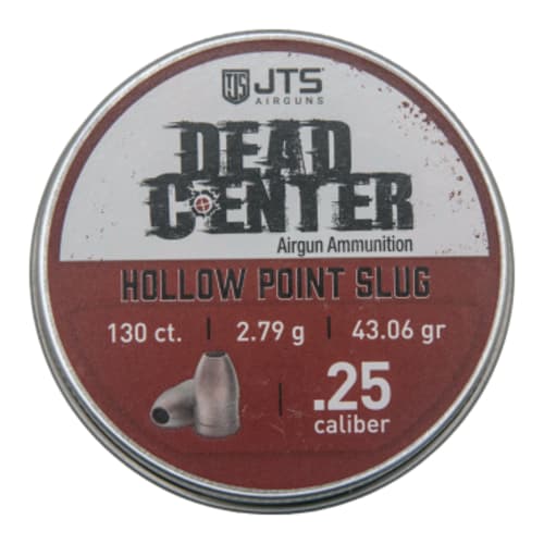 JTS Dead Center Precision .25 Cal 2.79g (43.06gr) Hollow Point Slugs (130 ct) Bulk Package JAC202