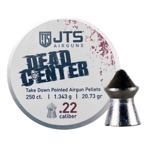JTS Dead Center Precision .22 Cal 1.343g (20.73gr) Pointed Pellets (250 ct) Bulk Package JAC112