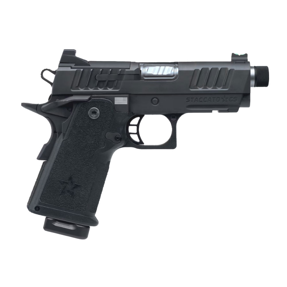Staccato CS Carry V3 CS Optic Ready Stainless Threaded Barrel (Curv Trig) DLC/SS TB Frm/Fnsh 14-1501-000202