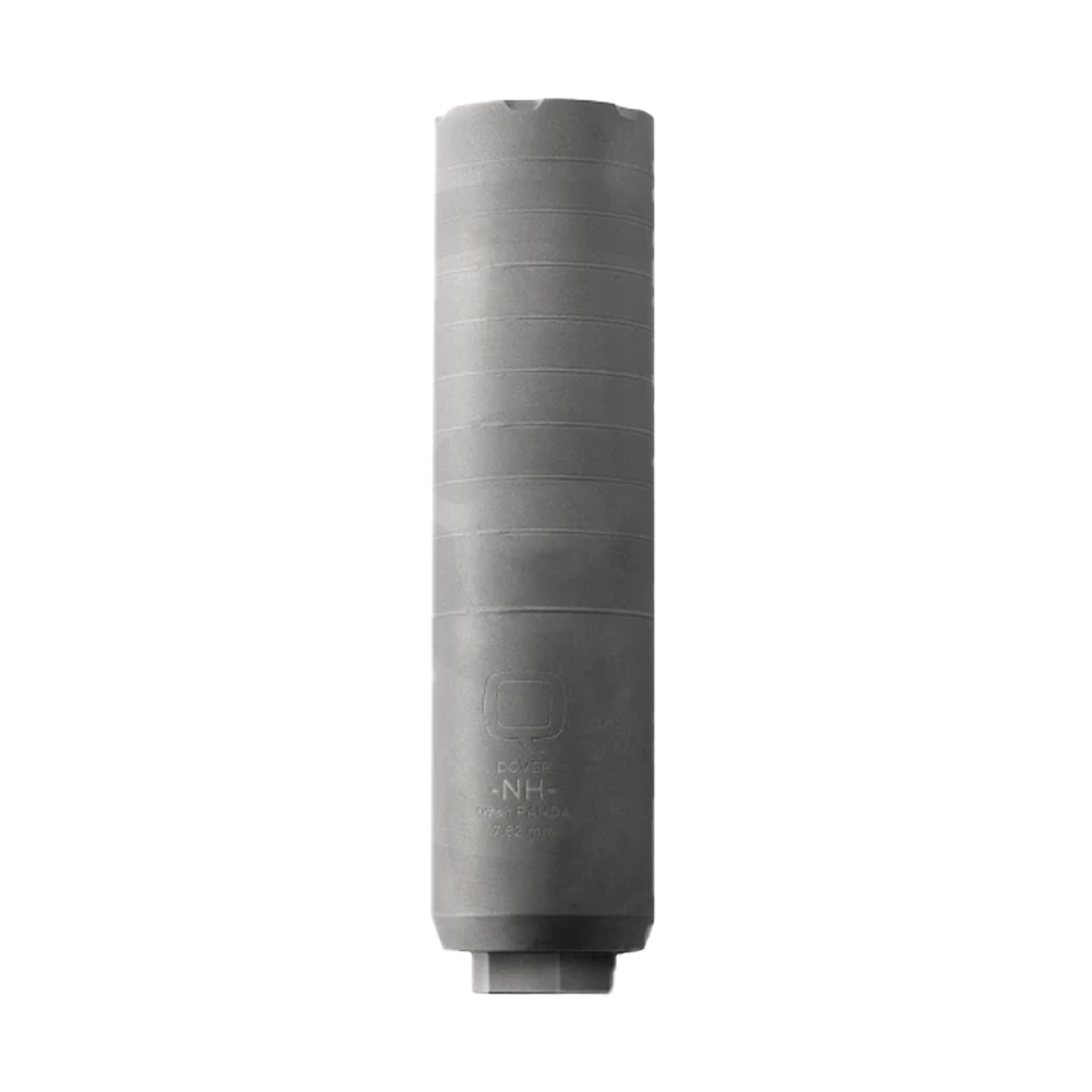 Q, LLC. Trash Panda 7.62mm Ti 1.75&quot; OD X 6.9&quot; L Bead Blasted Rearend Included Silencers SIL-TP-QUICKIE-762-RE