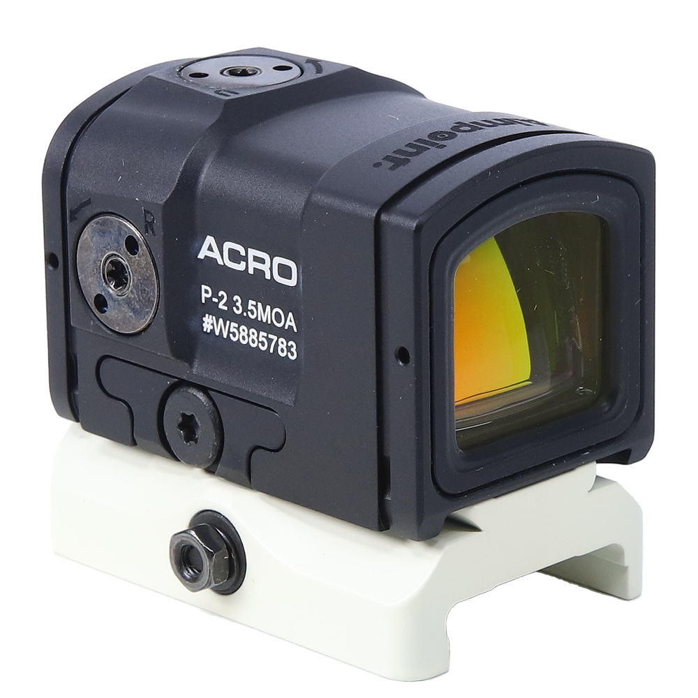 B&amp;T Aimpoint ACRO P-2 22mm White Skeleton QD Mount Reflex Sight AP-200691-22-QD-ST