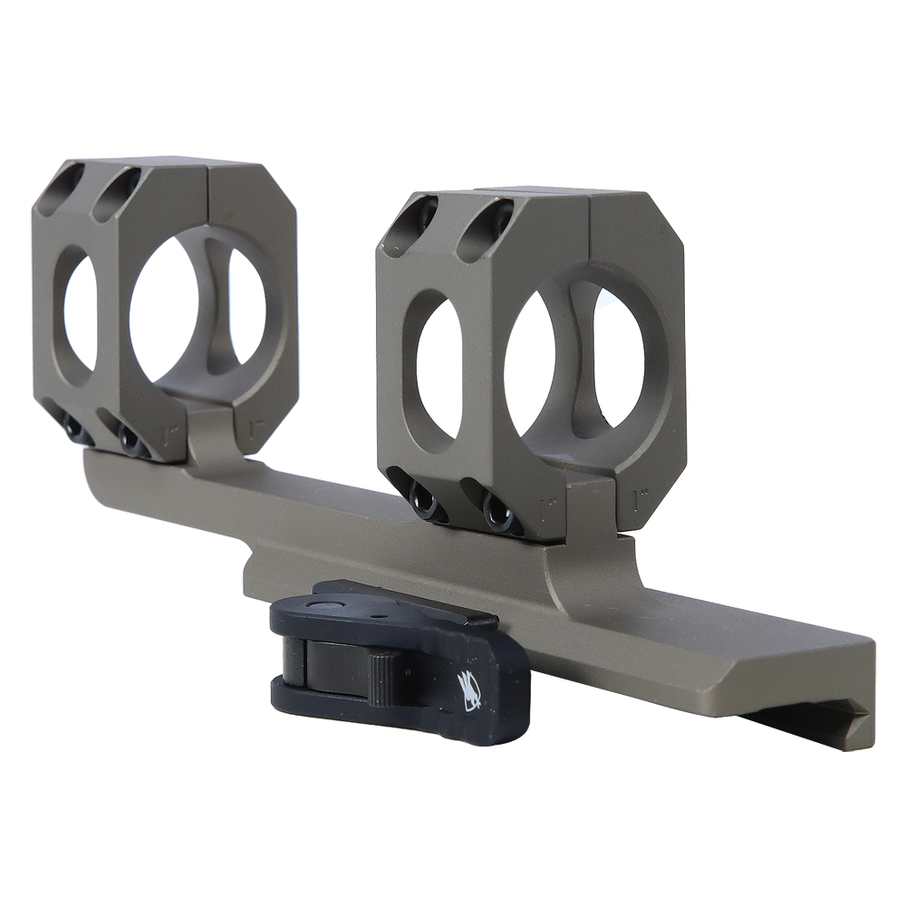 ADM AD-SCOUT 1&quot; Single QD Lever FDE Scope Mount 2&quot; Offset