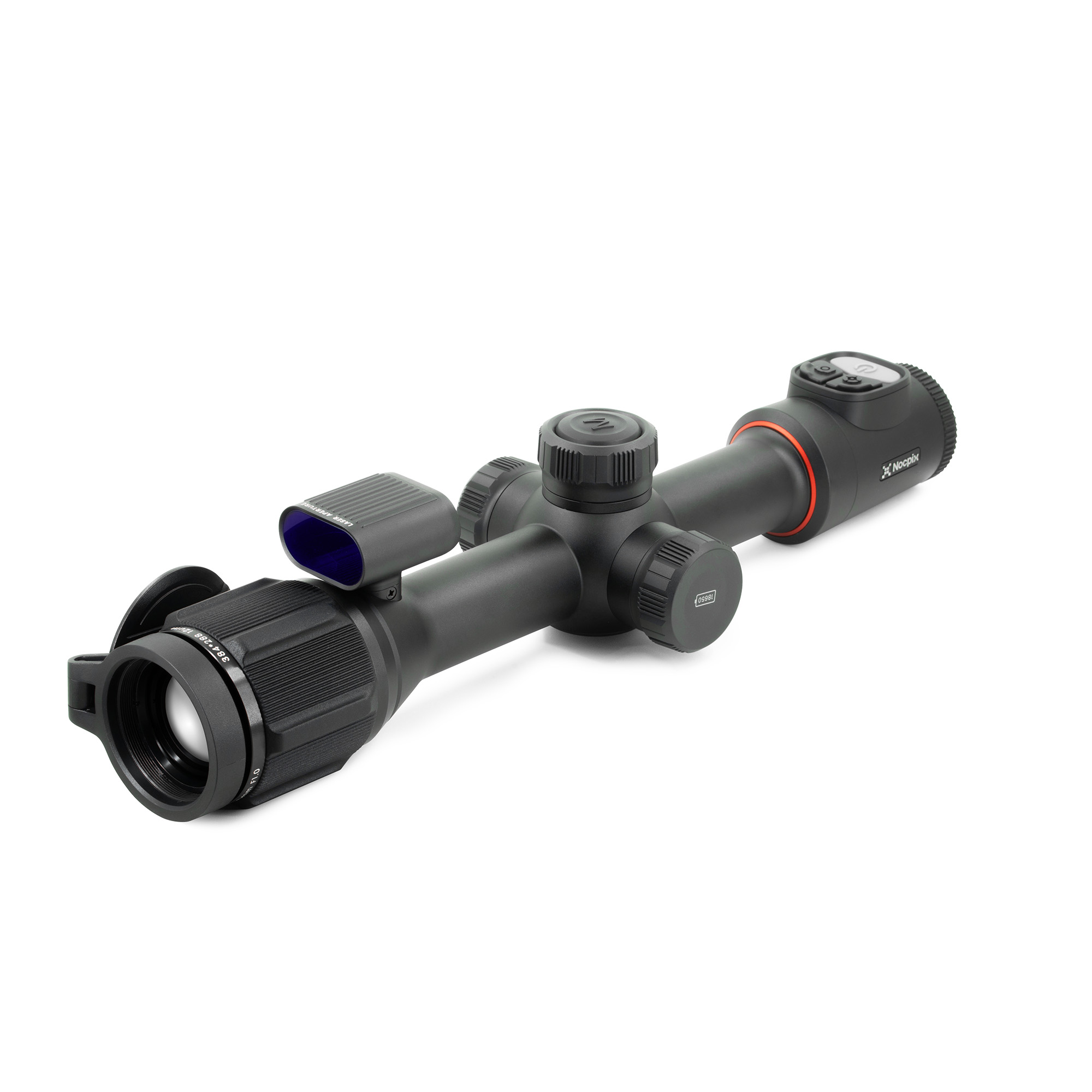 Nocpix BOLT L35R 384x288 35mm 3.5x 1024x768 AMOLED Integrated Laser Rangefinder & Ballistic Calculator Thermal Weapon Sight BOLT-L35R