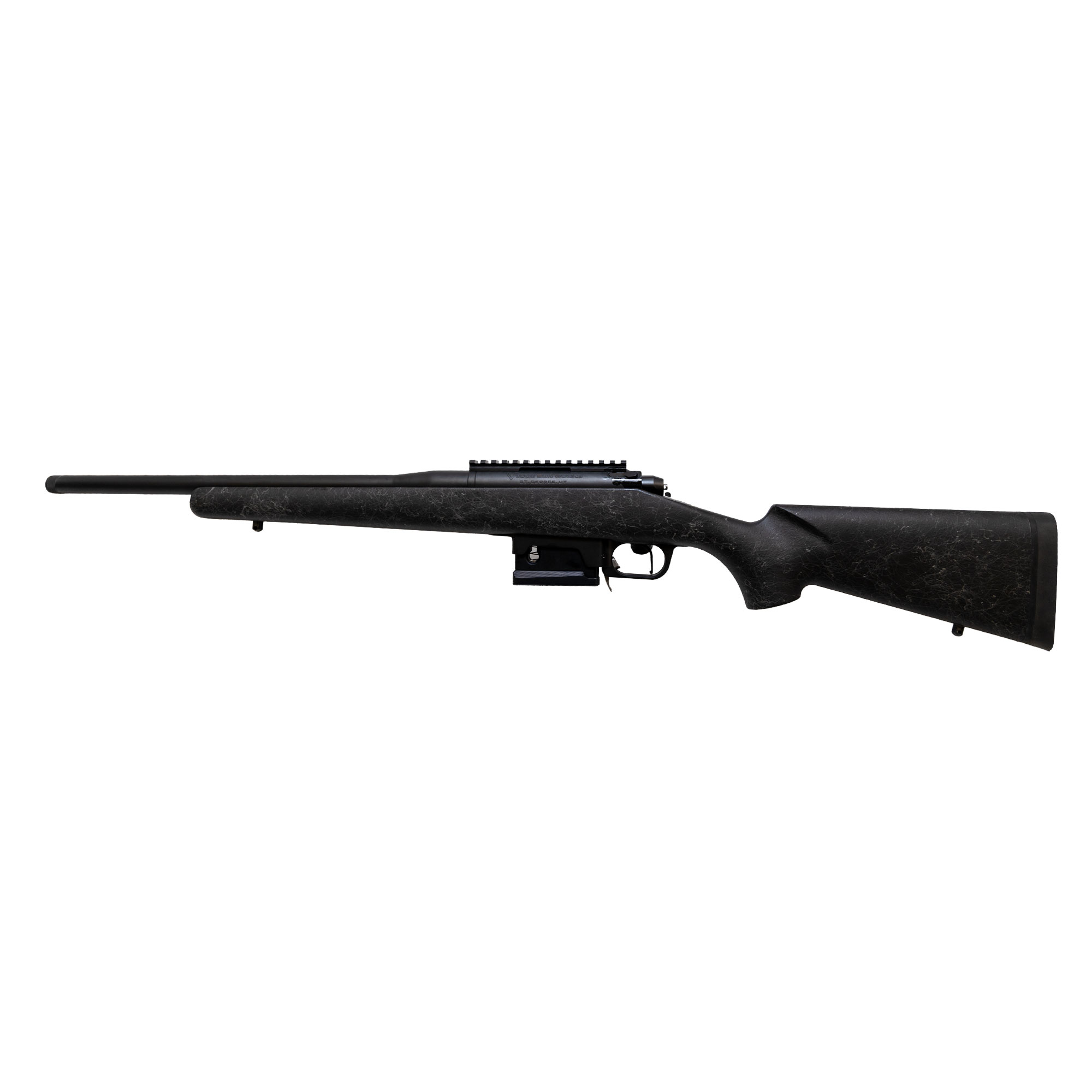 Vudoo Gun Works Mag 22WMR RH 22Mag 18&quot; Ace Specter 1/2-28 30MOA Med Knob TT Primary Grayboe Outlander ORI-22LR-G2-SPEC18T-GBOBG