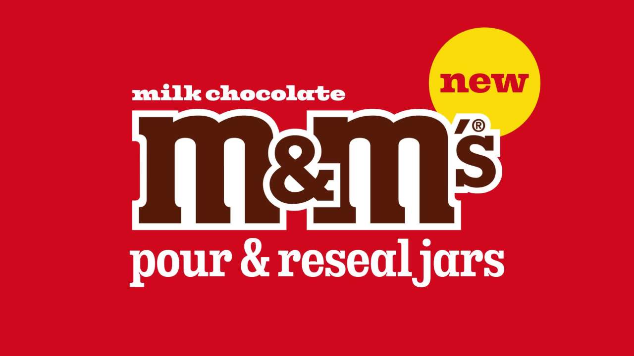 thumbnail video image 2 of M&M's Milk Chocolate Resealable Bulk Candy Jar - 25.5 oz, 2 of 13