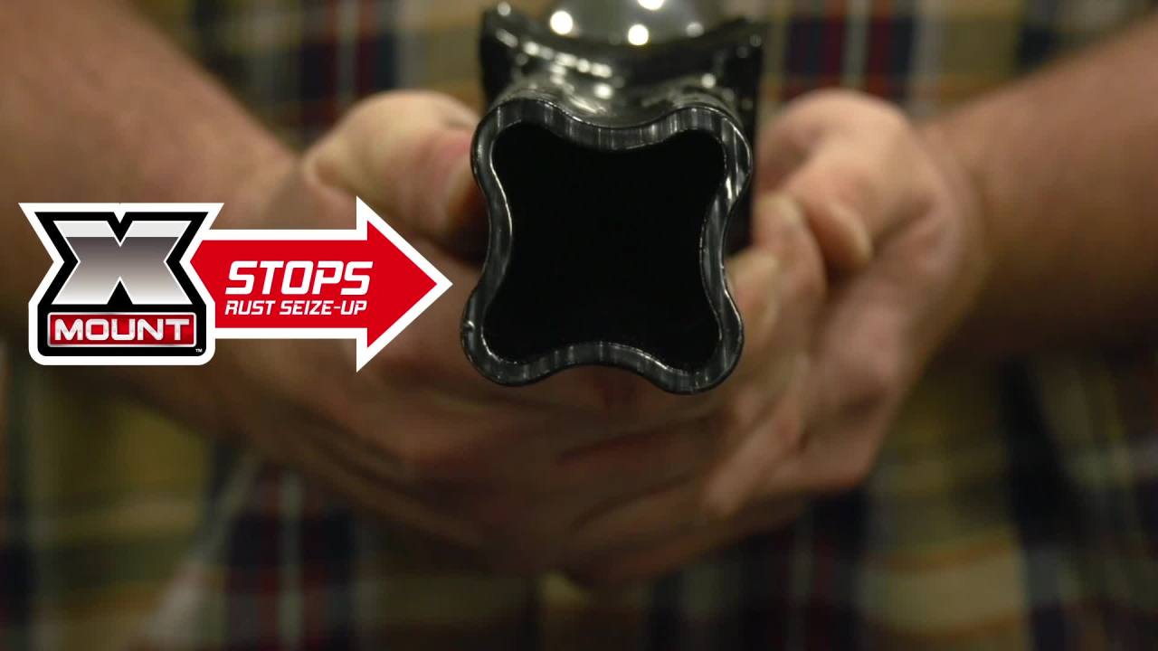 thumbnail video image 2 of TowSmart Hitch Towing X Mount, Class III, 5.25in Drop, 4in Rise, 1in Shank, 7225, 5000lb, 1 Each, 2 of 21