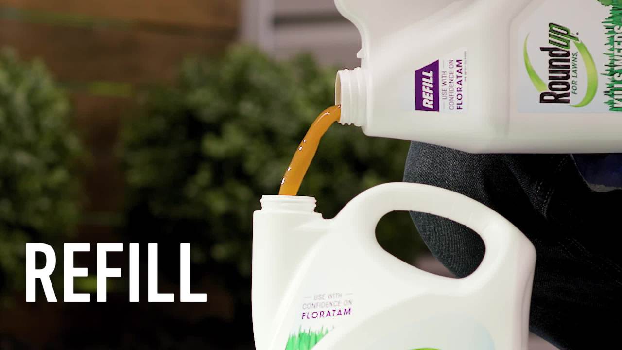 thumbnail video image 2 of Roundup for Lawns4 Refill (Southern), 1 gal., 2 of 14