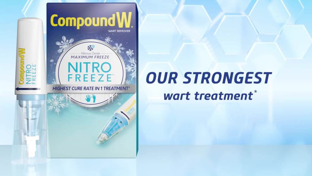 Compound W NitroFreeze Wart Remover, Maximum Freeze, 6 Applications