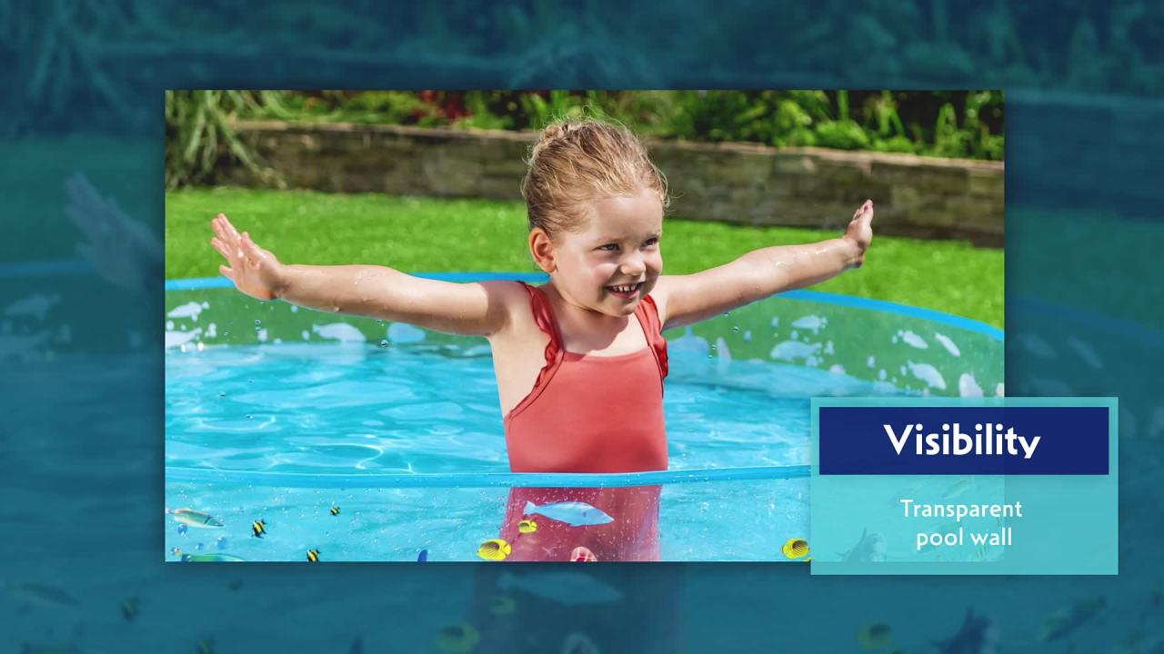 thumbnail video image 2 of Bluescape Fill 'N Fun Play Pool 8' x 18", 2 of 9