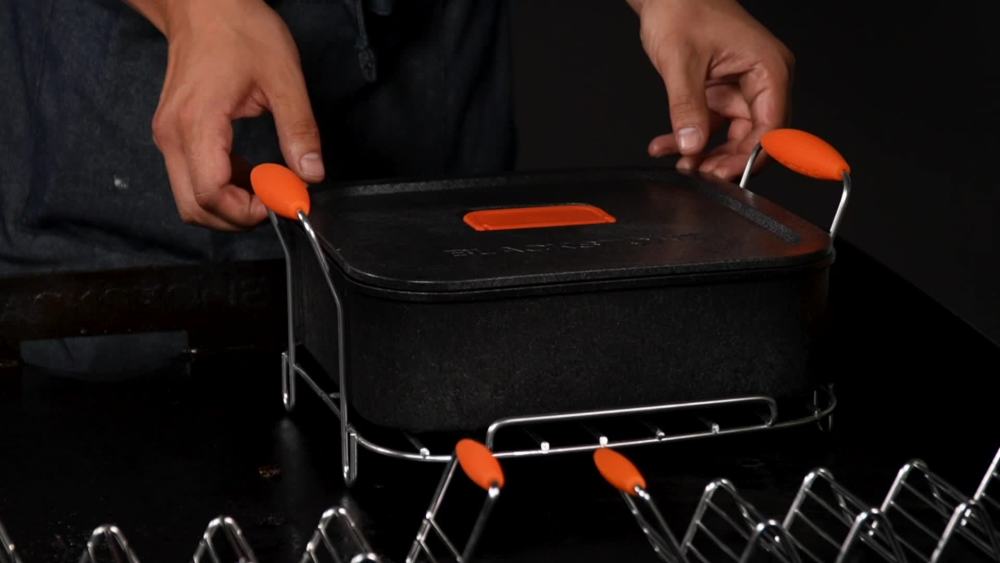 Blackstone Taco Kit with Rack, Tortilla Warmer and Condiment Tray