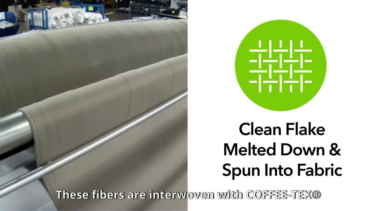 thumbnail video image 2 of Clean Window Subtle Foliage Recycled Fiber Sheer Curtain Panel in Cream, 2 of 4