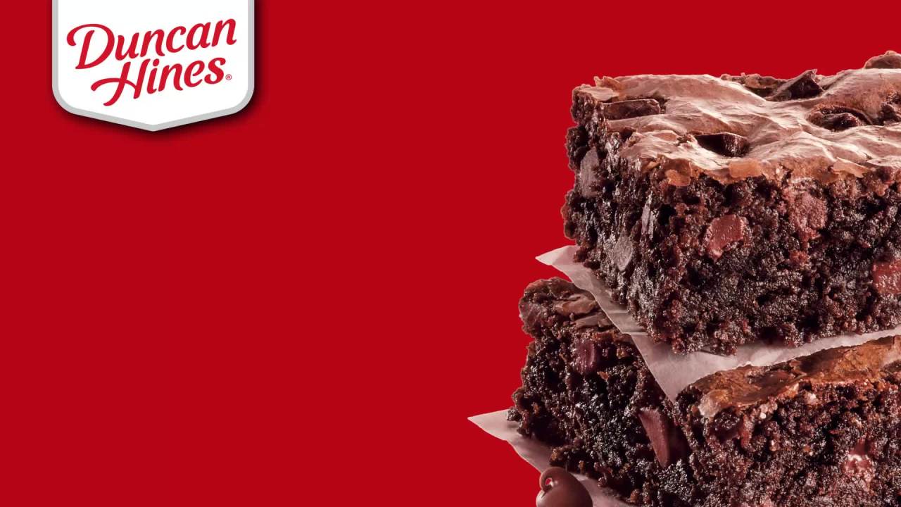 thumbnail video image 2 of (3 pack) Duncan Hines Signature California Walnut Brownie Mix, 17.6 oz, 2 of 9