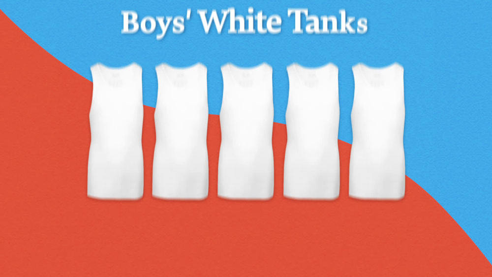 Fruit of the Loom Boys Undershirts, Super Value White Tank, 7 Pack (Little Boys & Big Boys) - image 2 of 4