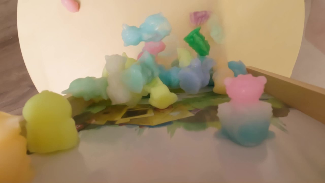 thumbnail video image 3 of Elmer’s Squishies DIY Squishy Toy Kit, 2 Count Mystery Characters, Glow in the Dark Color, 3 of 10