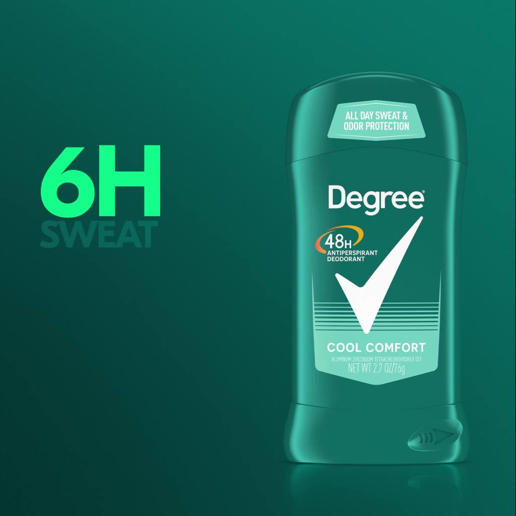 thumbnail video image 2 of Degree Men Original Antiperspirant Deodorant Non-Irritating for Sensitive Skin Cool Comfort Deodorant for Men 2.7 oz, 2 of 3