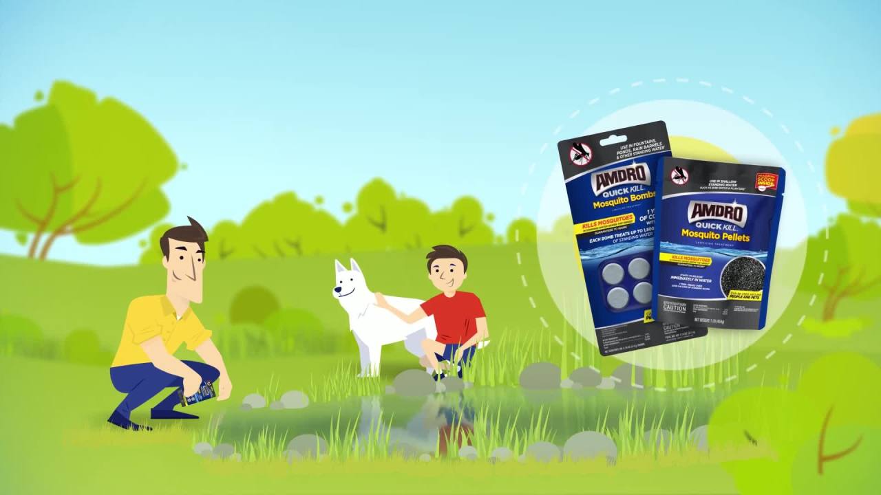 thumbnail video image 2 of Amdro Quick Kill Mosquito and Larvicide Killer Pellets, 1 lb., 2 of 8