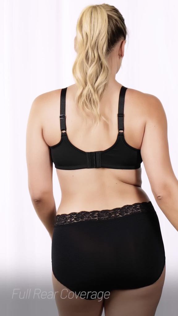 thumbnail video image 2 of Vanity Fair Lingerie Women's Flattering Lace Brief Underwear, 2 of 7