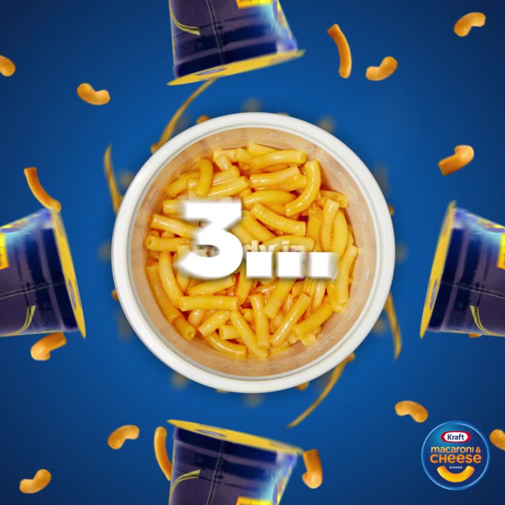 thumbnail video image 2 of Kraft Mac and Cheese, 1 Cup, for Easy Dinner or Dinner Sides, Original Flavor, No Artificial Flavors, Preservatives or Dyes, 2.05 oz, 2 of 16