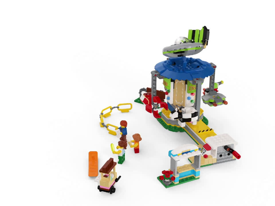 LEGO Creator Fairground Carousel 31095 Space-Themed Building Kit (595 Pieces) - image 2 of 8