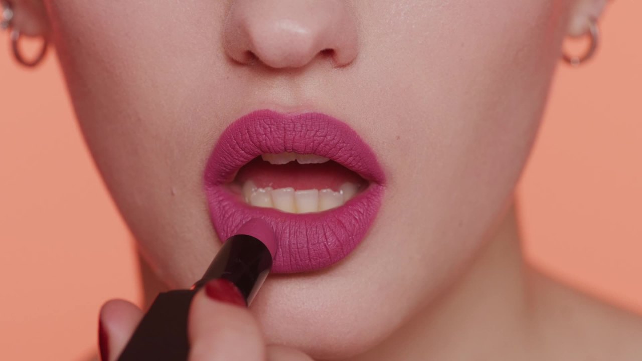 thumbnail video image 2 of Revlon ColorStay Suede Ink Lightweight Matte Lipstick with Vitamin E, 001 Gut Instict, 0.09 oz, 2 of 14