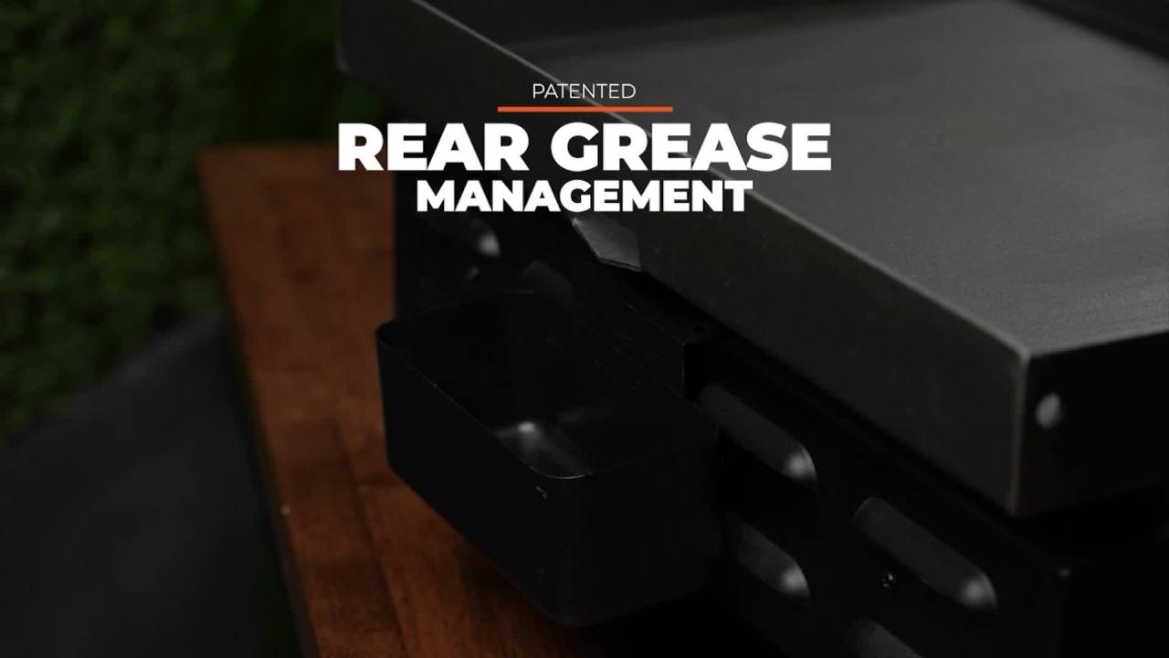 thumbnail video image 2 of Blackstone Original 22" Omnivore Griddle with Stainless Steel Front Panel, 2 of 12